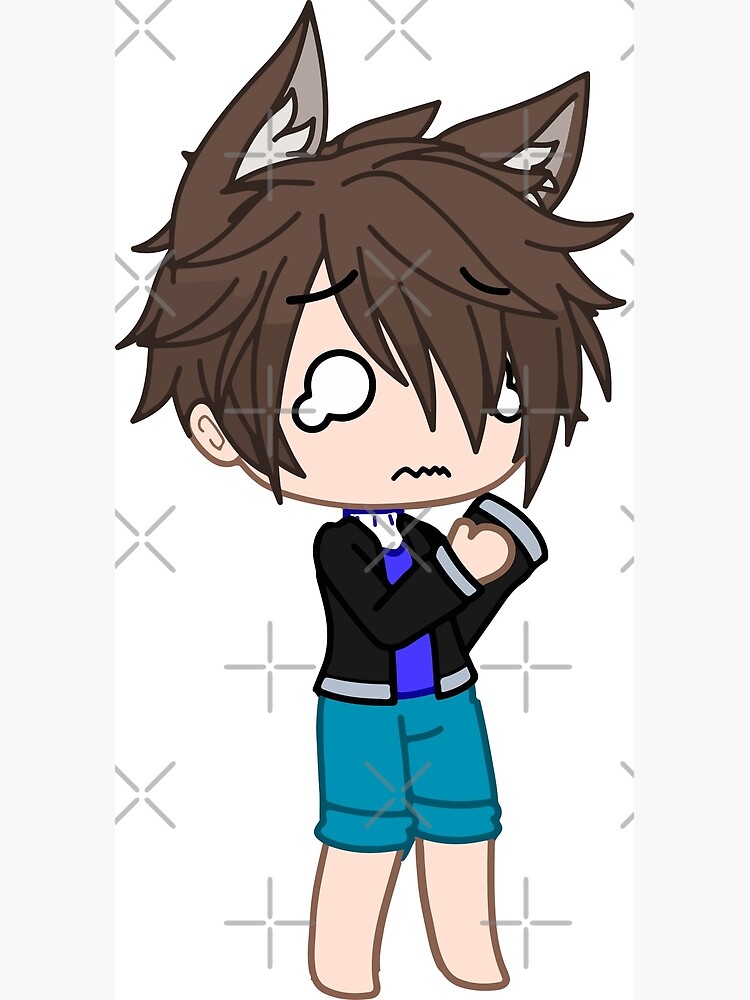 Sad Chibi Boy Gacha Club. Oc ideas kawaii friends Gacha life - Gacha Club  Dolls | iPad Case & Skin