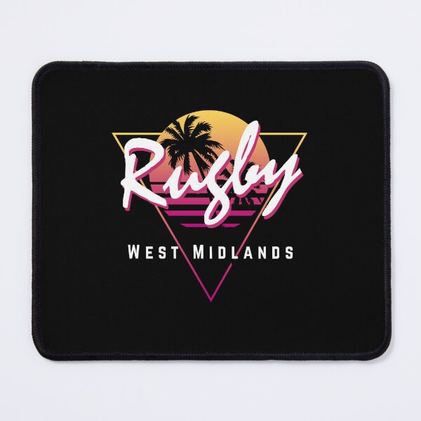 Item preview, Funny 80s Retro Sunset 'Rugby' West Midlands designed and sold by dinosareforever.