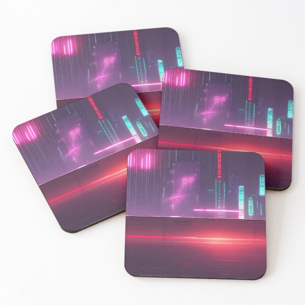 Item preview, Synth City Skyline Balcony designed and sold by Mr-Saxon.