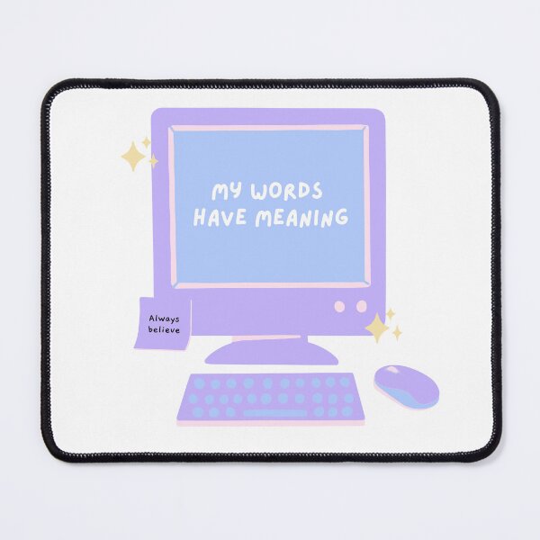 Item preview, My words have meaning. Cute affirmation design for writers. designed and sold by CreativeStrand.