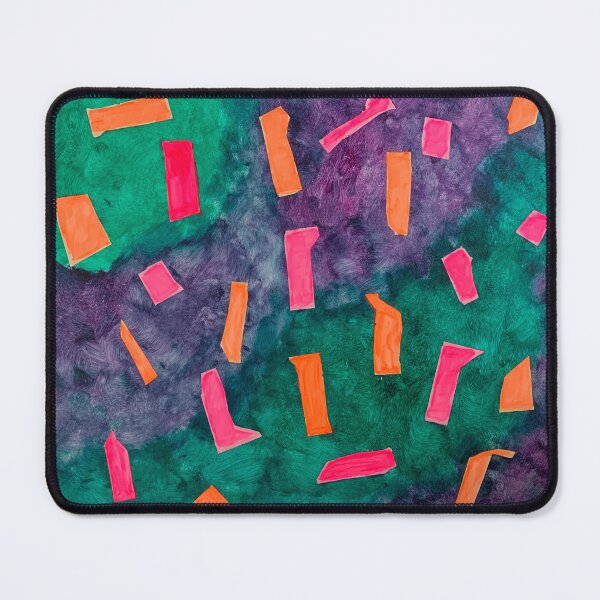Item preview, It's Raining Confetti - unique modern colorful intuitive abstract art print designed and sold by AdzSpirit.