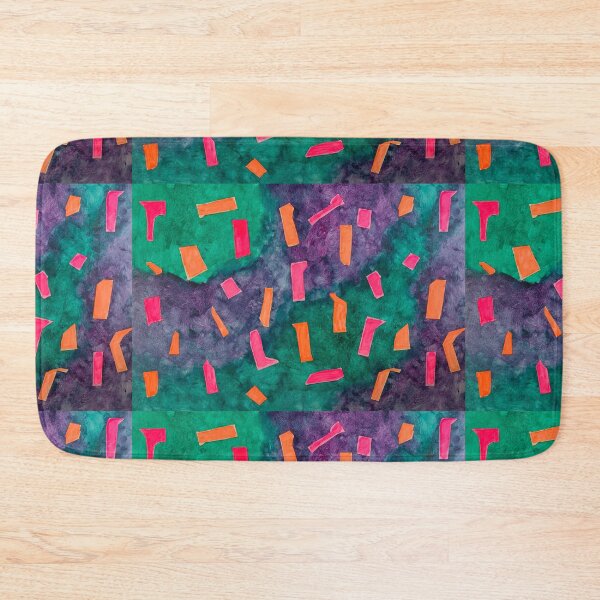 Item preview, It's Raining Confetti - unique modern colorful intuitive abstract art print designed and sold by AdzSpirit.