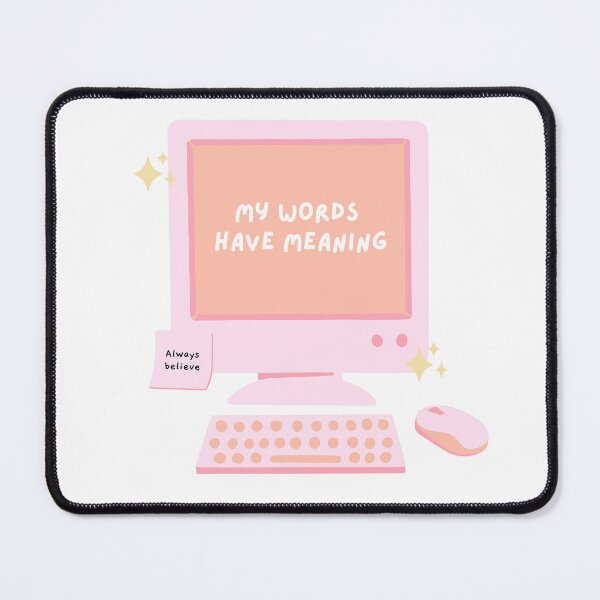 Item preview, My words have meaning. Cute affirmation design for writers. designed and sold by CreativeStrand.