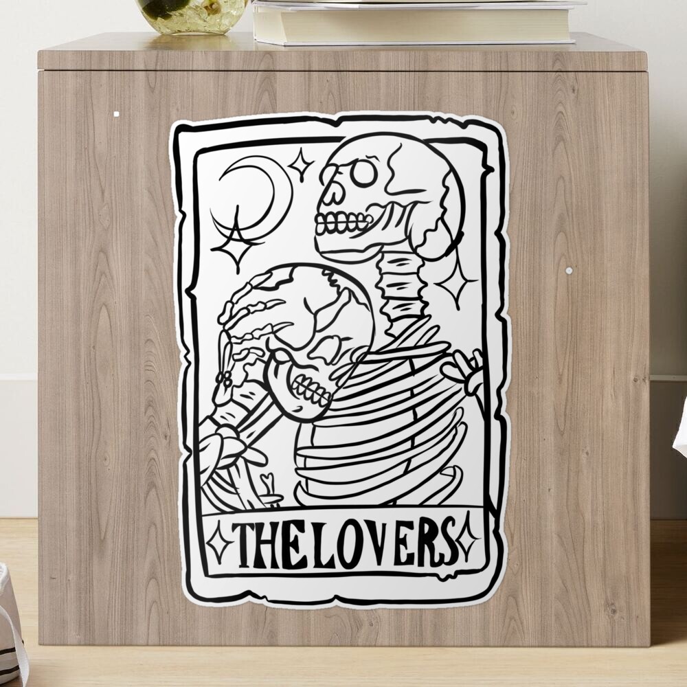 Large The Lovers Tarot Card Stickers – Shopabernathys