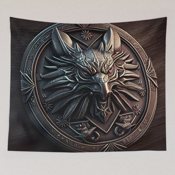 Item preview, Witcher 3 Medallion - A Symbol of Power and Magic designed and sold by The-Dark-Art.