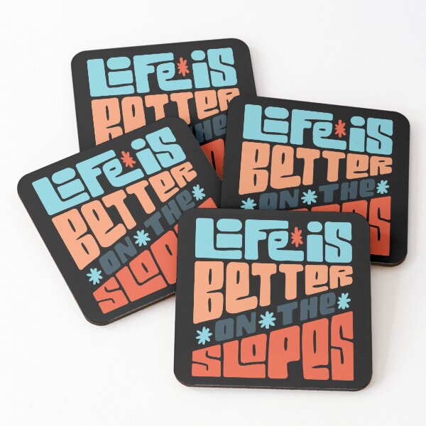 Item preview, Snowboard Quote - Life is Better On The Slopes designed and sold by KaylaStudio.