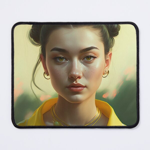 Item preview, girl with space buns designed and sold by Ahmed farouk.