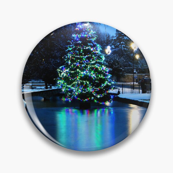 Item preview, Bourton on the Water Christmas Tree Cotswolds designed and sold by AndyEvansPhotos.