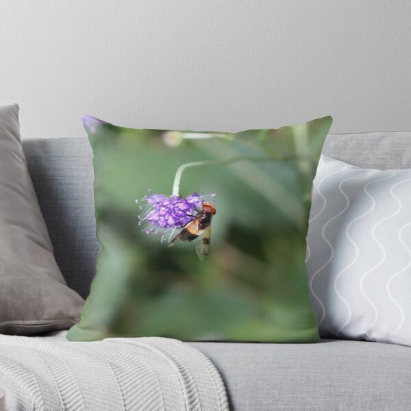 Item preview, bee on a purple flower designed and sold by Francespoppy.