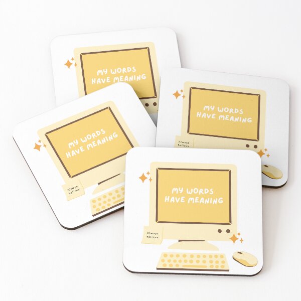 Item preview, My words have meaning. Cute affirmation design for writers. designed and sold by CreativeStrand.