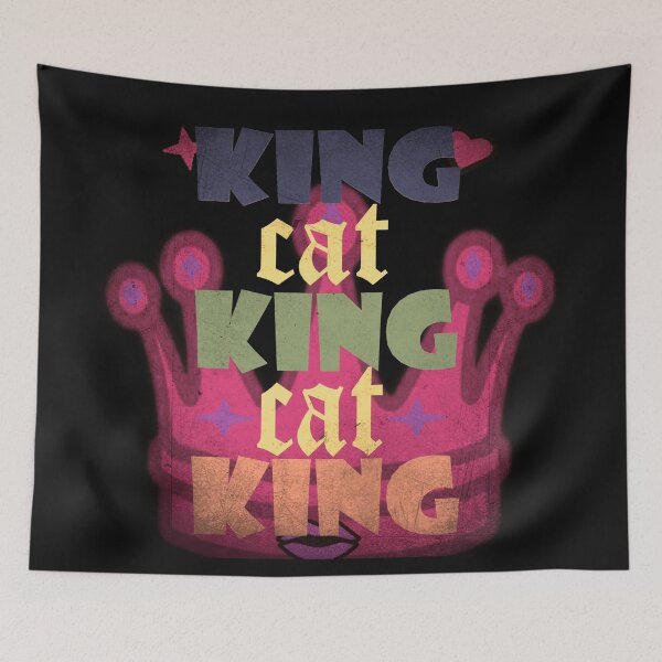 Item preview, Creepy king cat crown designed and sold by DEKA777.