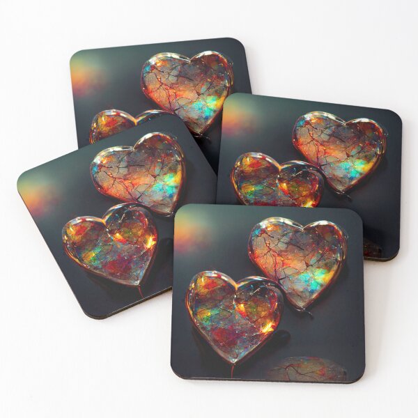 Item preview, Crystallized  Broken Hearts designed and sold by HanaLee-AI-Art.