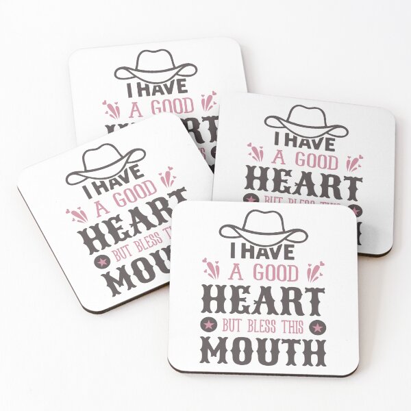 Item preview, I Have A Good Heart But Bless This Mouth Sassy Attitude Country Women designed and sold by Designer-Girl.
