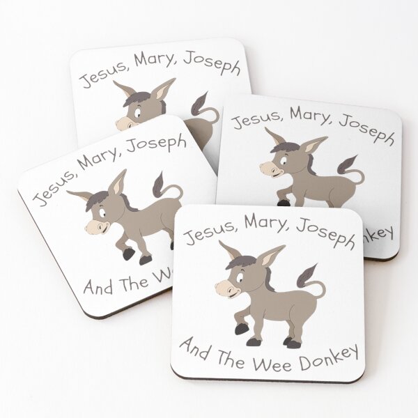 Item preview, Jesus Mary and Joseph and The Wee Donkey - Jesus and The Wee Donkey designed and sold by shellagrash.