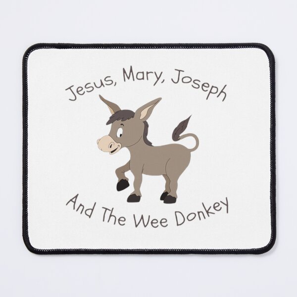 Item preview, Jesus Mary and Joseph and The Wee Donkey - Jesus and The Wee Donkey designed and sold by shellagrash.