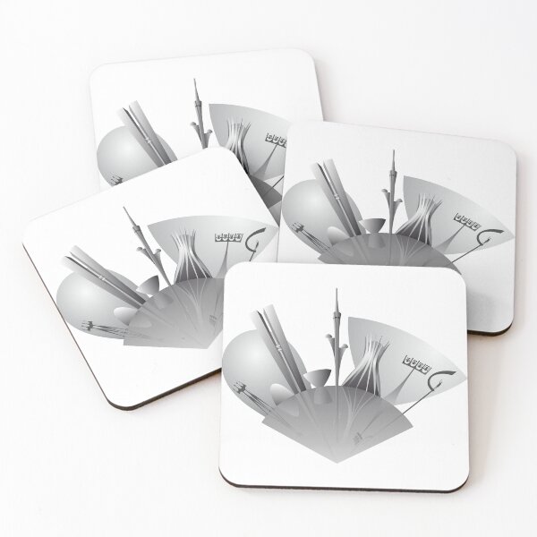 Item preview, Brasilia city skyline designed and sold by siloto.