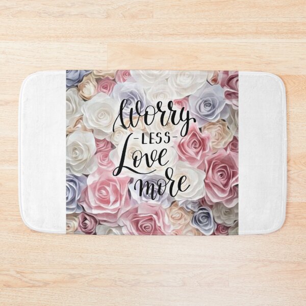 Item preview, Worry less love more - Motivational Quotes designed and sold by Crafty-Deeja.