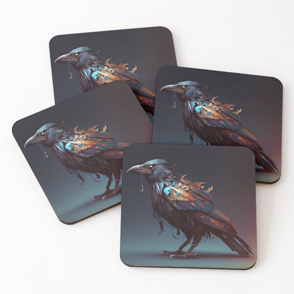 Item preview, Black Crow Beautiful Illustration. designed and sold by The-Dark-Art.