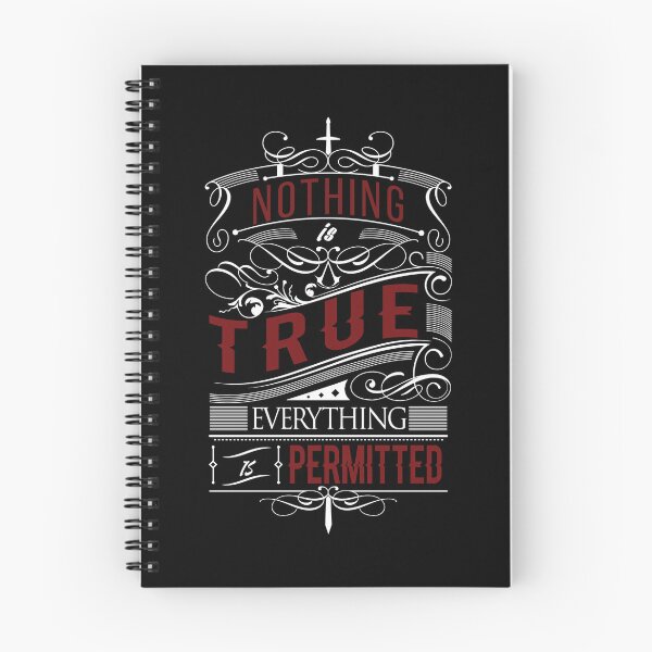 Item preview, Nothing is True, Everything is Permitted - Assassins Creed designed and sold by NERDDZ.
