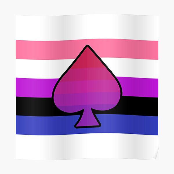 Aceflux And Genderfluid Pride Flag With Ace Of Spades Poster For Sale By Lunyssa Redbubble 3593