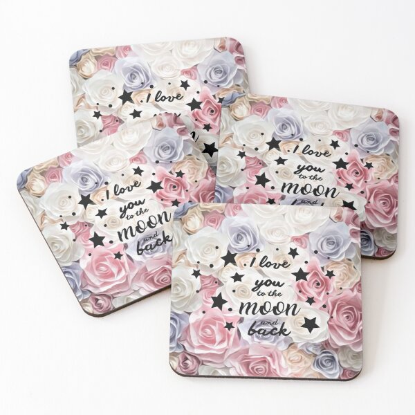 Item preview, I love you to the moon and back, Self-love quotes designed and sold by Crafty-Deeja.