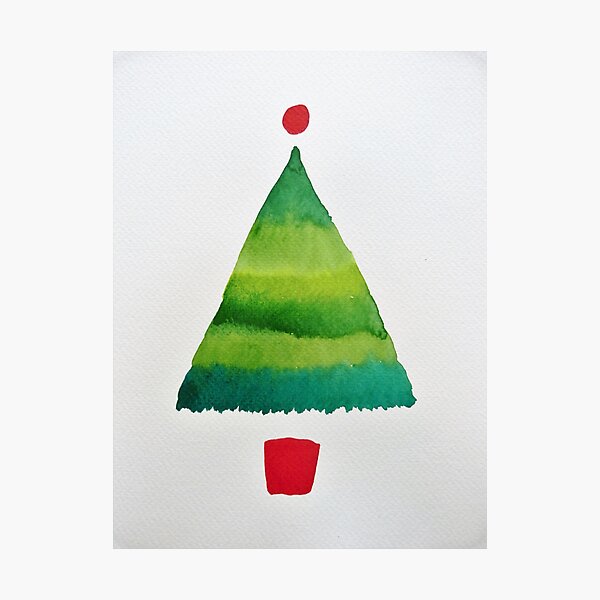 Christmas Tree Photographic Print