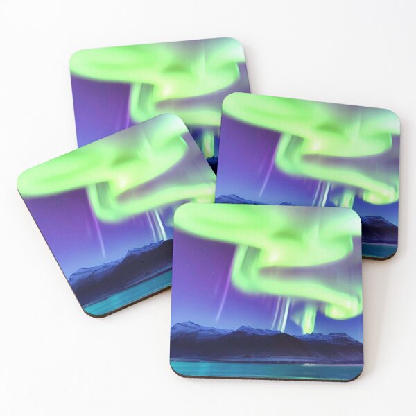 Item preview, Gorgeous Northern Lights Over The Mountains designed and sold by VitalDesigner.