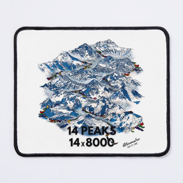 Item preview, 14 peaks - 14 x 8000 designed and sold by alex-mountains.