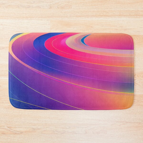 Item preview, Blue and Pink Waving Artwork designed and sold by KOTOdesign.