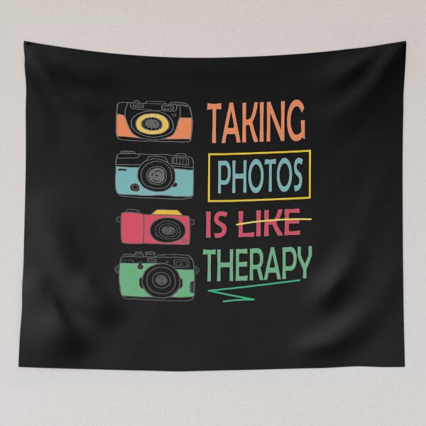 Item preview, taking photos is like therapy designed and sold by hamzablk.