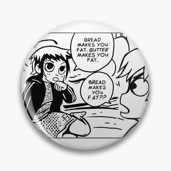 Item preview, Bread Makes You Fat? - Scott Pilgrim Vs The World designed and sold by Social-T.
