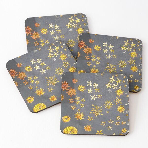 Item preview, Golden thread, stitching, embroidery, tapestry, golden, flowers, stars designed and sold by felicityprazak.