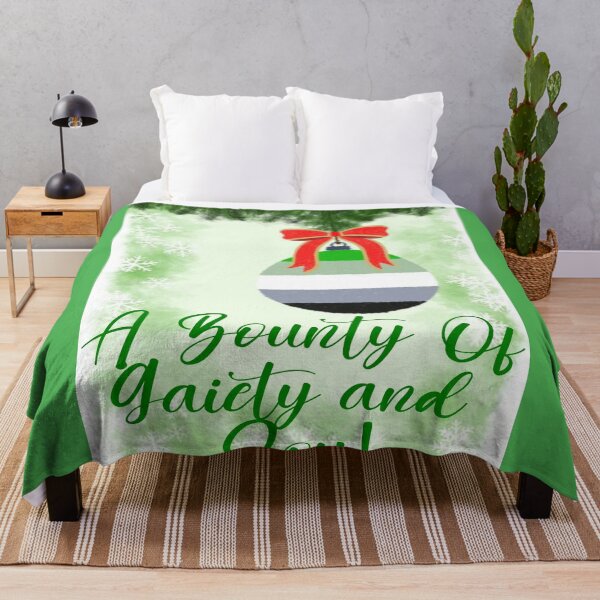 Item preview, Aromantic Christmas Design - A Bounty Of Gaiety And Joy designed and sold by LethalPixieDust.