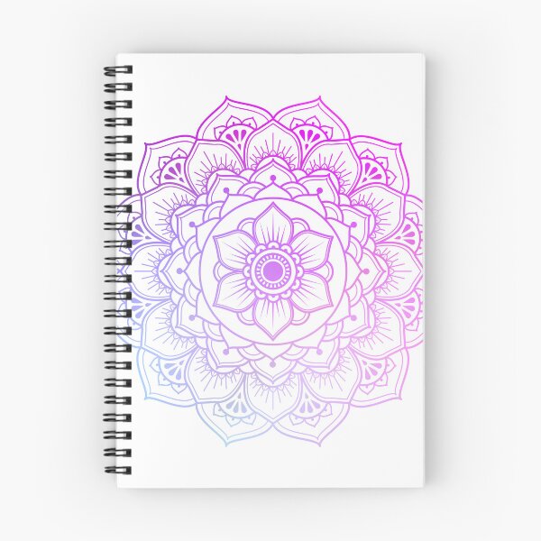 Item preview, Mandala in pastel pink and blue. Вeautiful print designed and sold by UnderTheLantern.
