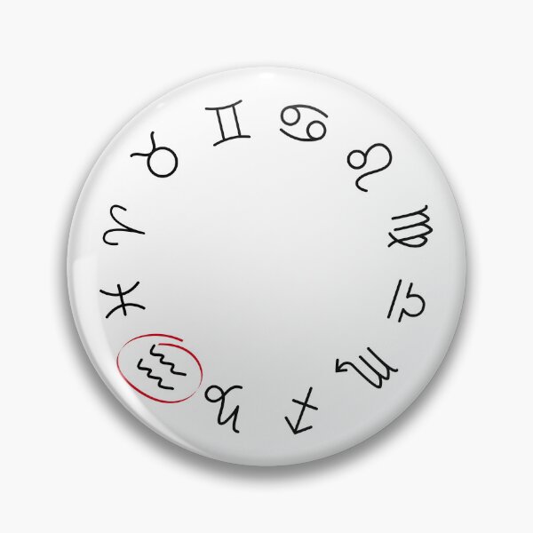 Item preview, Aquarius Zodiac Sign designed and sold by to-esu.
