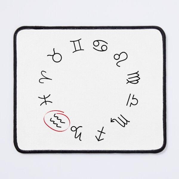Item preview, Aquarius Zodiac Sign designed and sold by to-esu.