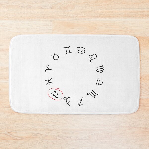 Item preview, Aquarius Zodiac Sign designed and sold by to-esu.