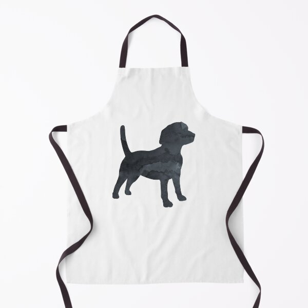 Item preview, Beagle Black Art Minimalist Dog Silhouette designed and sold by BittenByErmines.