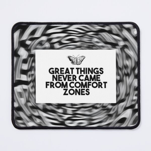 Item preview, Great things never came from comfort - Self Motivational Quotes designed and sold by Crafty-Deeja.
