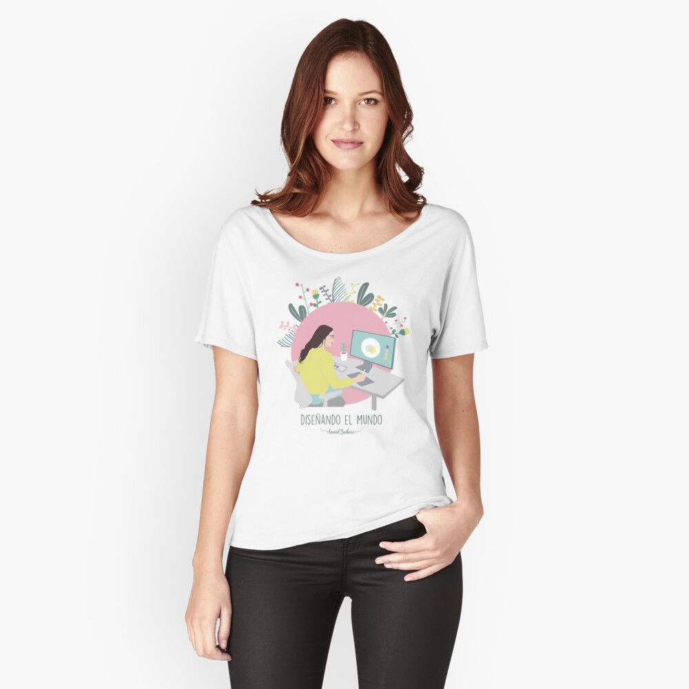 Vista previa del artículo con la obra «Camiseta ancha», diseñado y vendido por AnaidZahori.