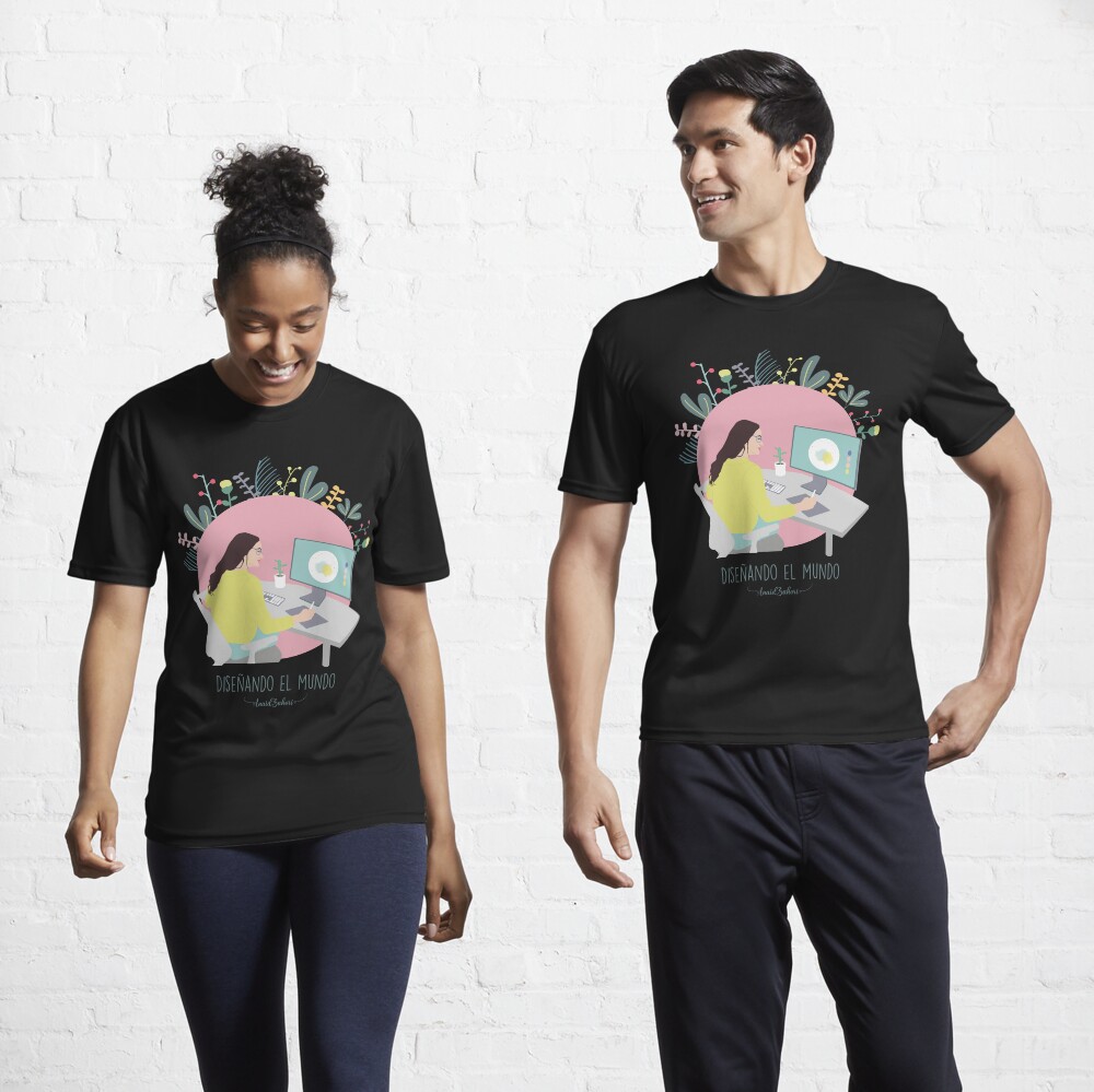 Vista previa del artículo con la obra «Camiseta deportiva», diseñado y vendido por AnaidZahori.