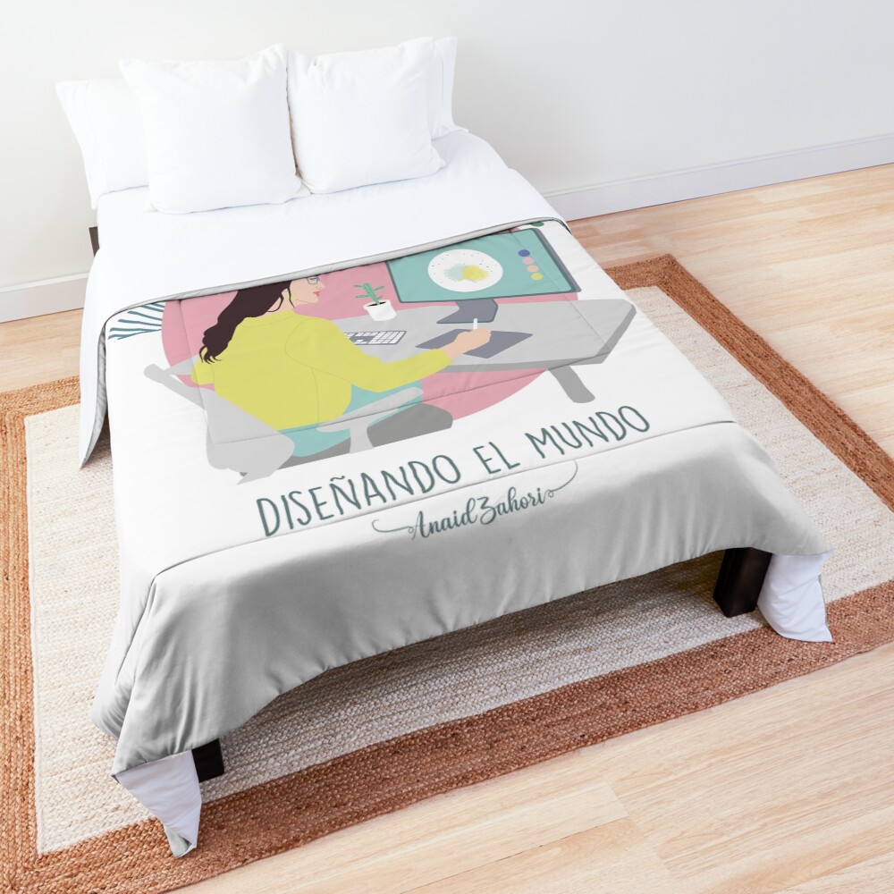 Vista previa del artículo con la obra «Colcha», diseñado y vendido por AnaidZahori.