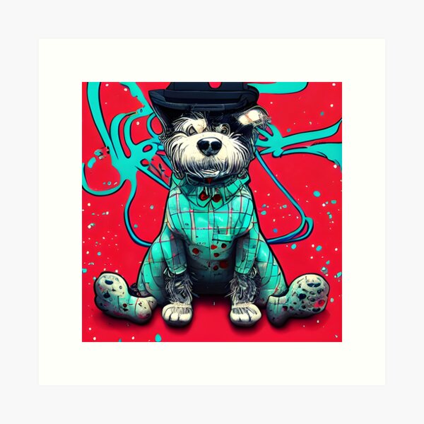 WindEraオンラインストアパネルアート Wall 26-Happy Dog Bulldog Running At The Sea-CVS 24  インチx 36 インチx ファブリックパネル
