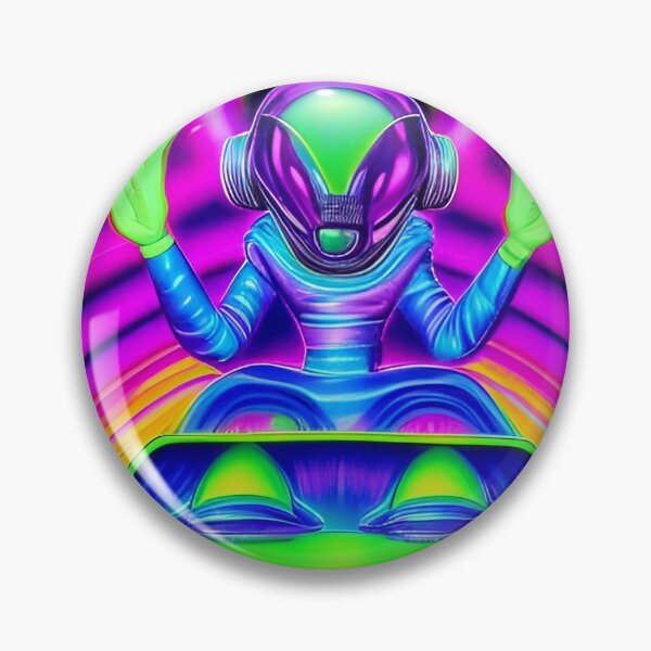 Item preview, Funny Alien Art. Trippy alien driving car designed and sold by Neo-Expression.