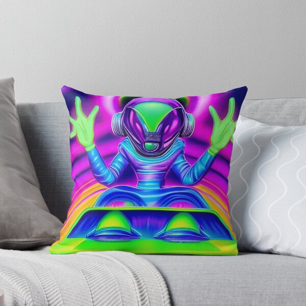 Item preview, Funny Alien Art. Trippy alien driving car designed and sold by Neo-Expression.