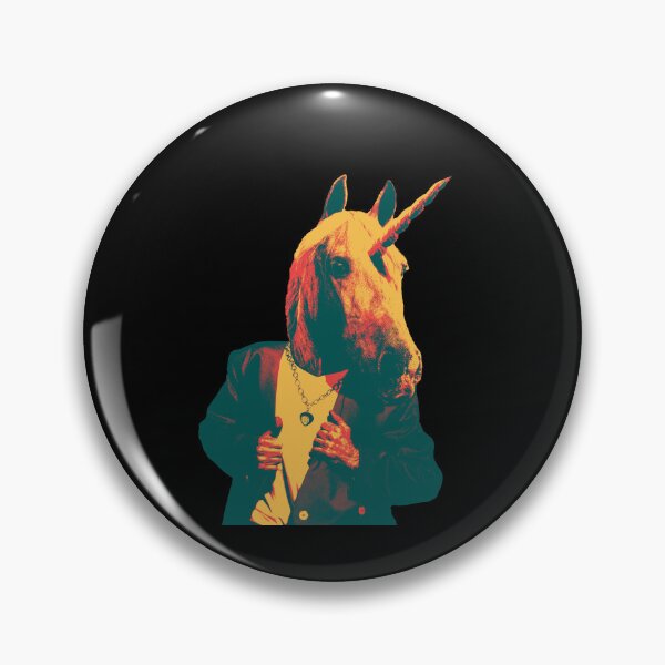 Item preview, Unicorn Head Surreal Art designed and sold by Rott515.