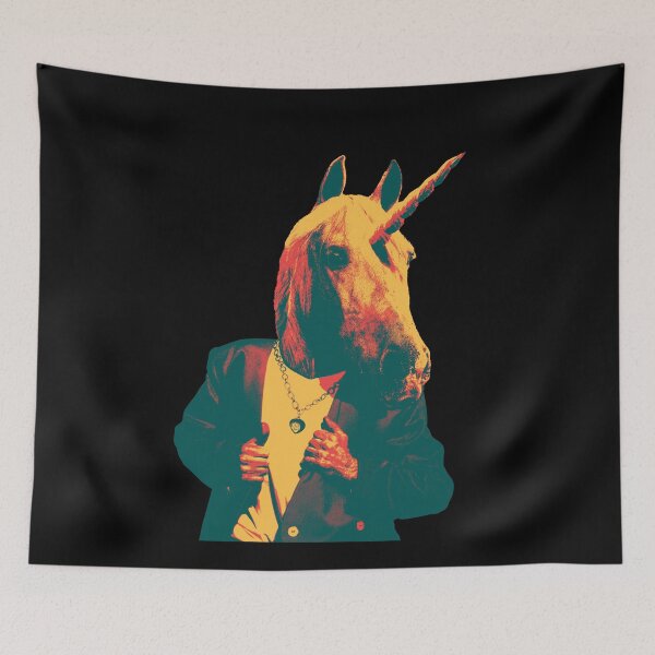Item preview, Unicorn Head Surreal Art designed and sold by Rott515.