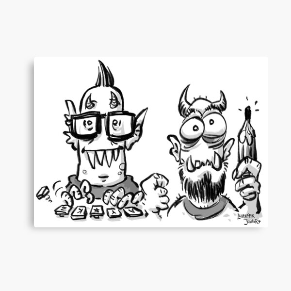 JOCHEN UND RAIMUND FROM HELL Leinwanddruck