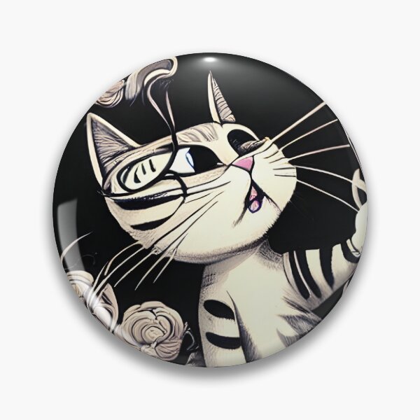 Item preview, Cat with mouse in cocktail designed and sold by Dalive.