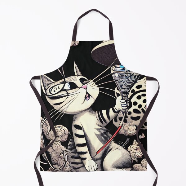 Item preview, Cat with mouse in cocktail designed and sold by Dalive.